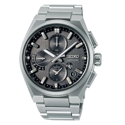 Seiko GPS Solar 5X83 Dual-Time Chronograph SSH163J1