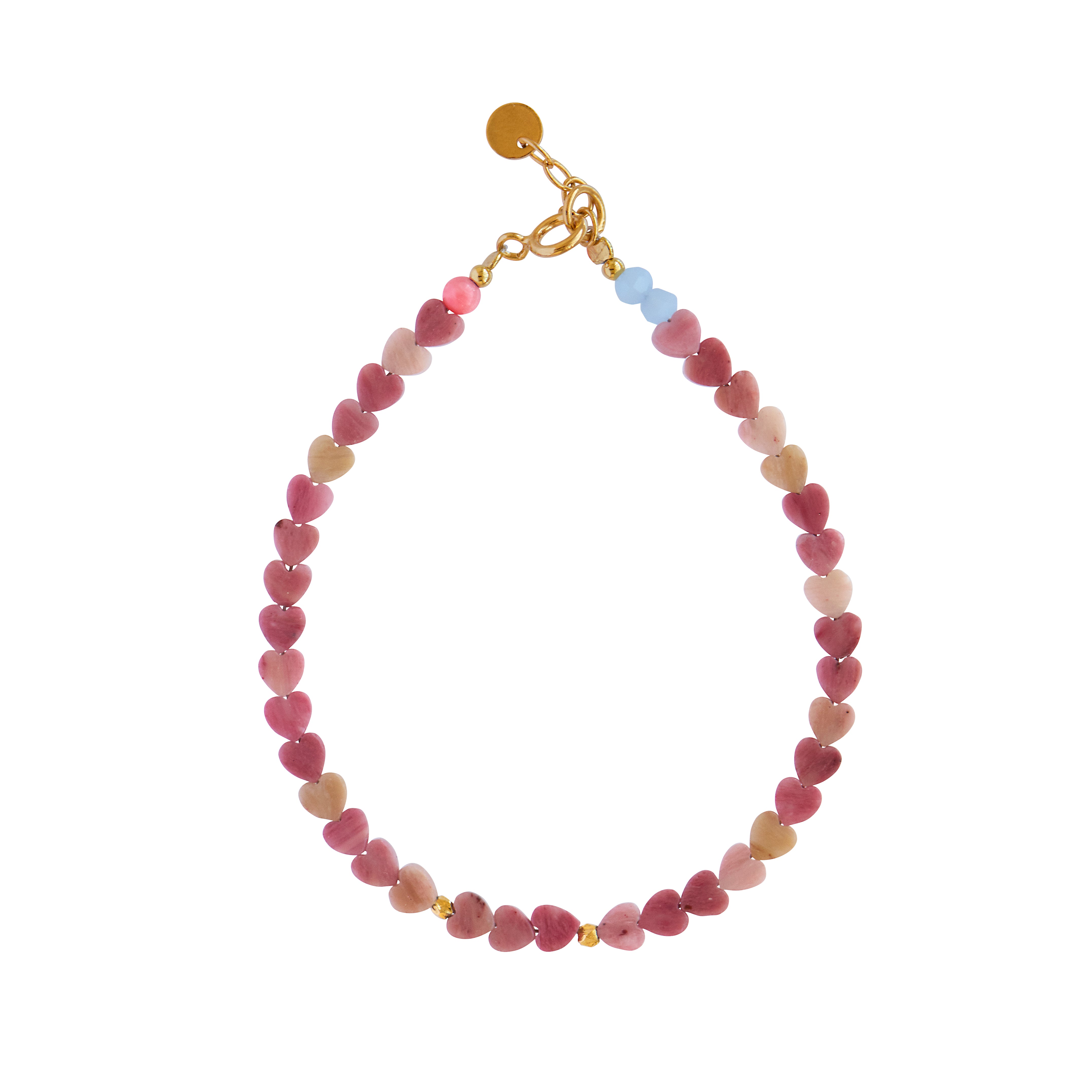 STINE A Jewelry Pink Hearts armbånd 3238-02