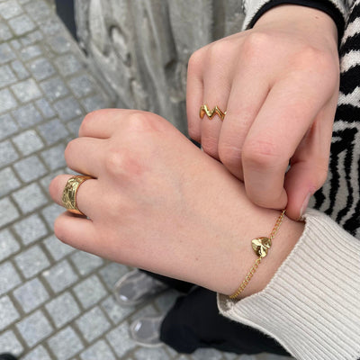 Jane Kønig Bruised Heart armbånd BHB-SS23-G