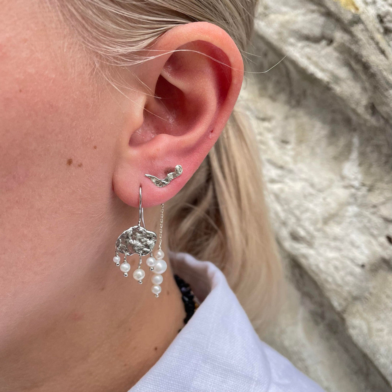 STINE A Jewelry Petit Gold Splash ørering 1304-00