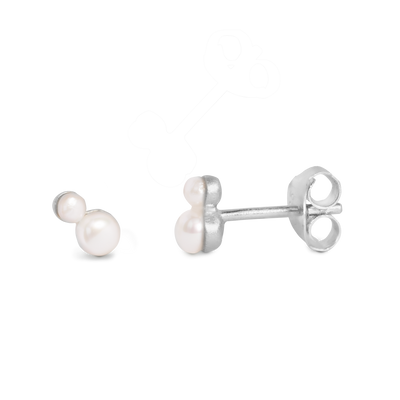 ByBiehl Pearl Double øreringe 4-037WP-R