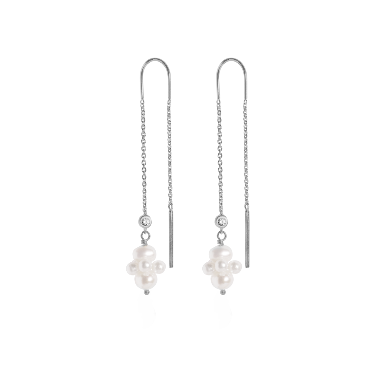 ByBiehl Pearl Cluster øreringe 4-1509WP-R