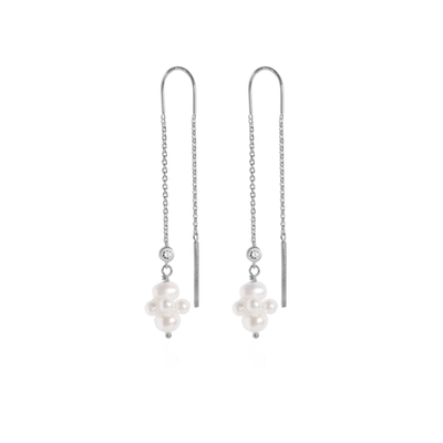 ByBiehl Pearl Cluster øreringe 4-1509WP-R