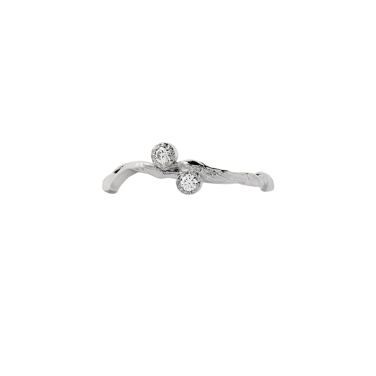 STINE A Jewelry Flow with two stones ring 4053-00
