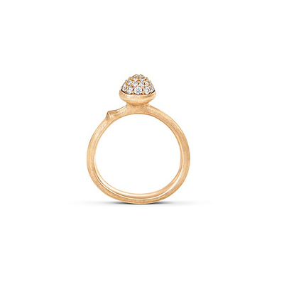 OLE LYNGGAARD COPENHAGEN Lotus Pavé ring A2710-402