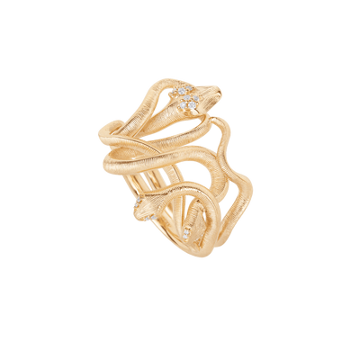 OLE LYNGGAARD COPENHAGEN Snakes Medusa ring A3057-401