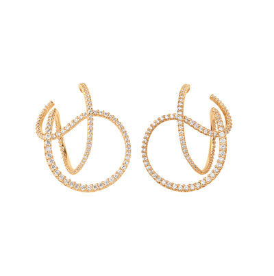 OLE LYNGGAARD COPENHAGEN Twisted Love Bands ørering A3096-401