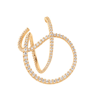 OLE LYNGGAARD COPENHAGEN Twisted Love Bands ørering A3096-401