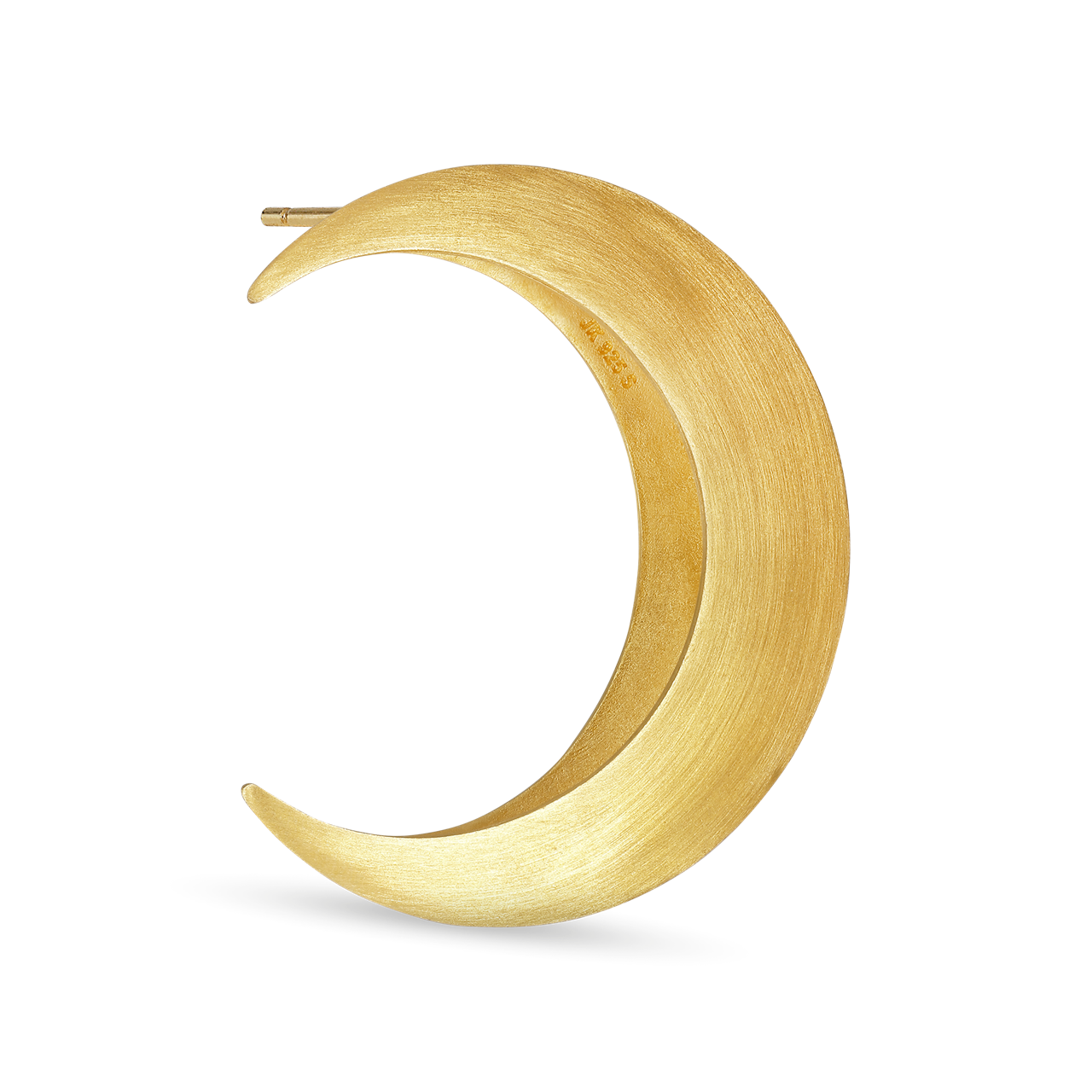 Jane Kønig Big Half Moon ørering MHMS-XJK24-1-G