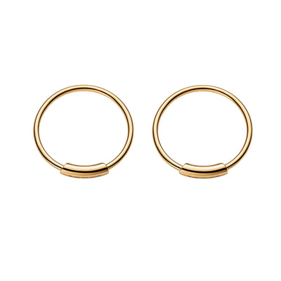 Maria Black Basic Hoop øreringe 100217