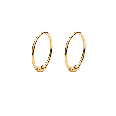 Maria Black Basic Hoop øreringe 100217