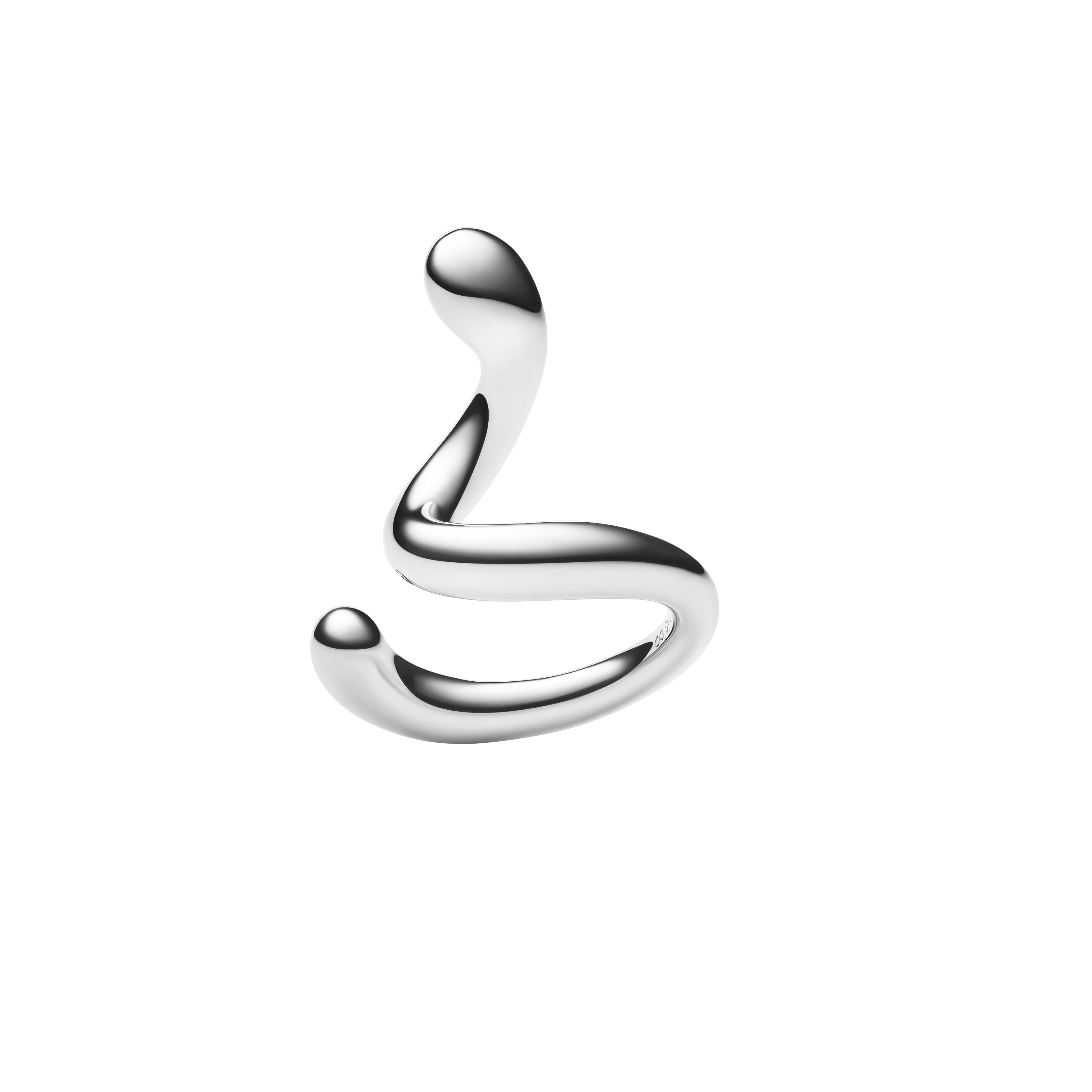 Maria Black Coil Whirl Earcuff 200171AG