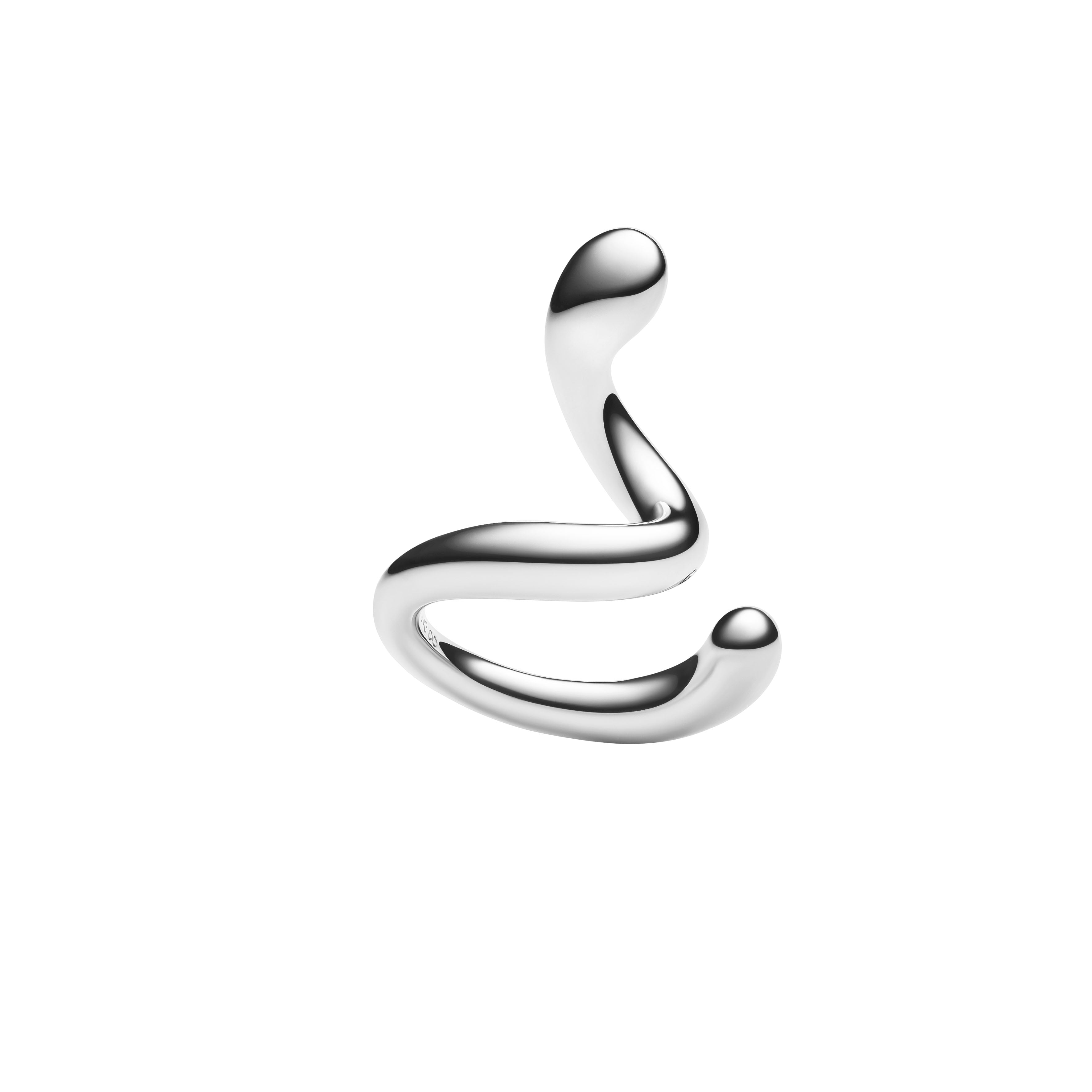Maria Black Coil Whirl Earcuff 200171AG