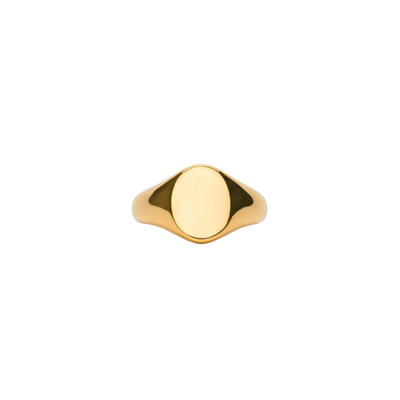 IX Studios Mini Oval Signet ring DMN0299GD