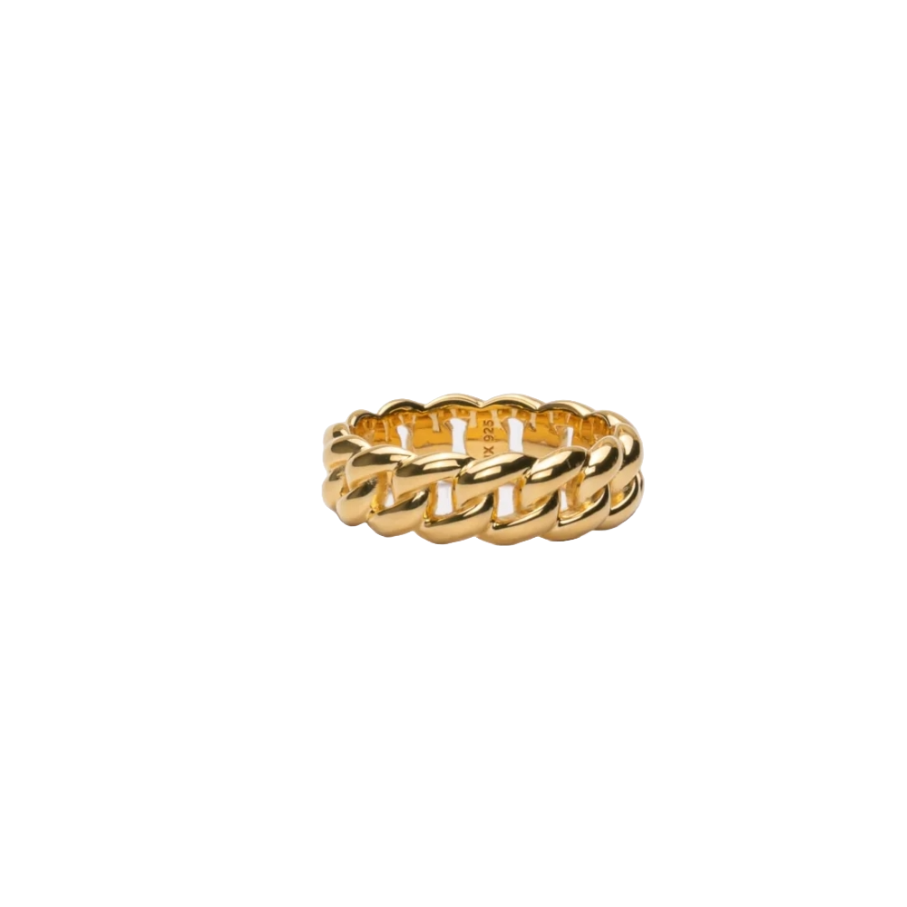 IX Studios Polished Curb ring DMN0309GDPO