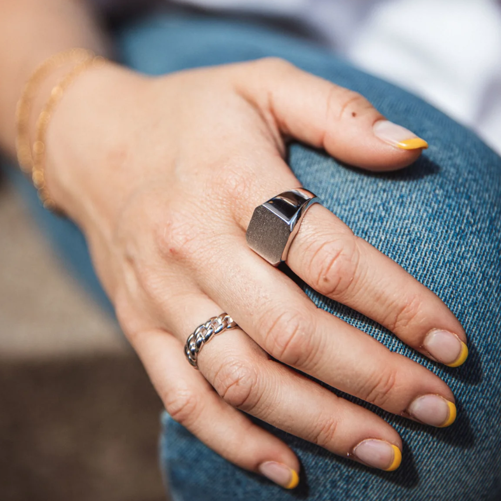 IX Studios Polished Curb ring DMN0309RHPO