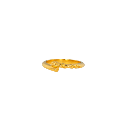 IX Studios Rustic Twist ring DMN0324GD