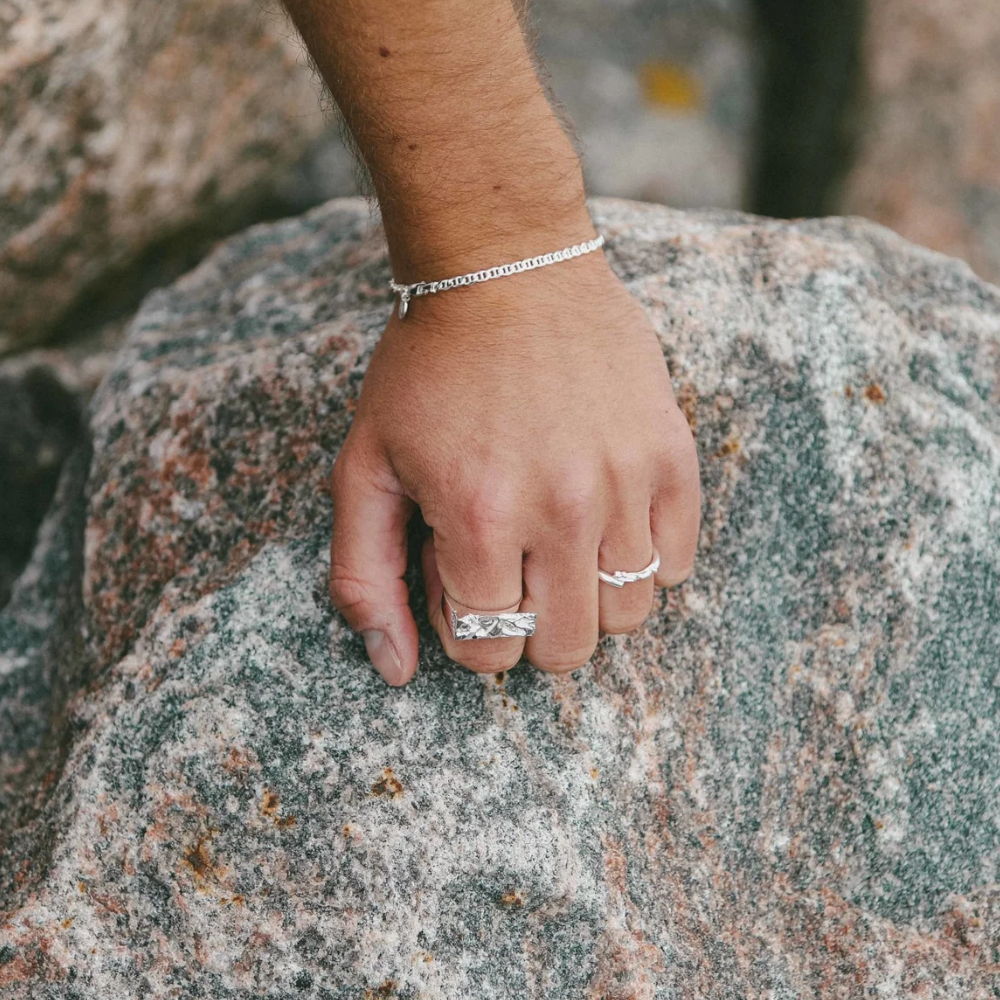IX Studios Rustic Twist ring DMN0324SL