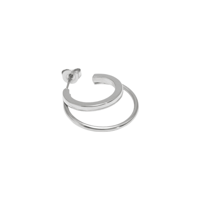 Jane Kønig Olympia Double Hoop ørering DOH-SS26-SS-S