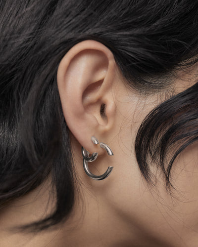 Maria Black Disrupted Hoop ørering 100455