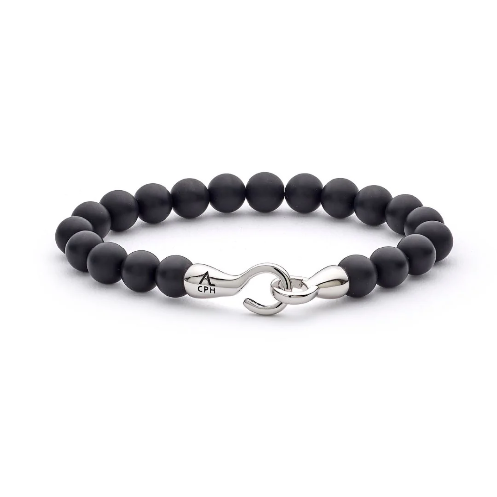 Alexander Lynggaard Onyx Matte with Hook 8mm F00060