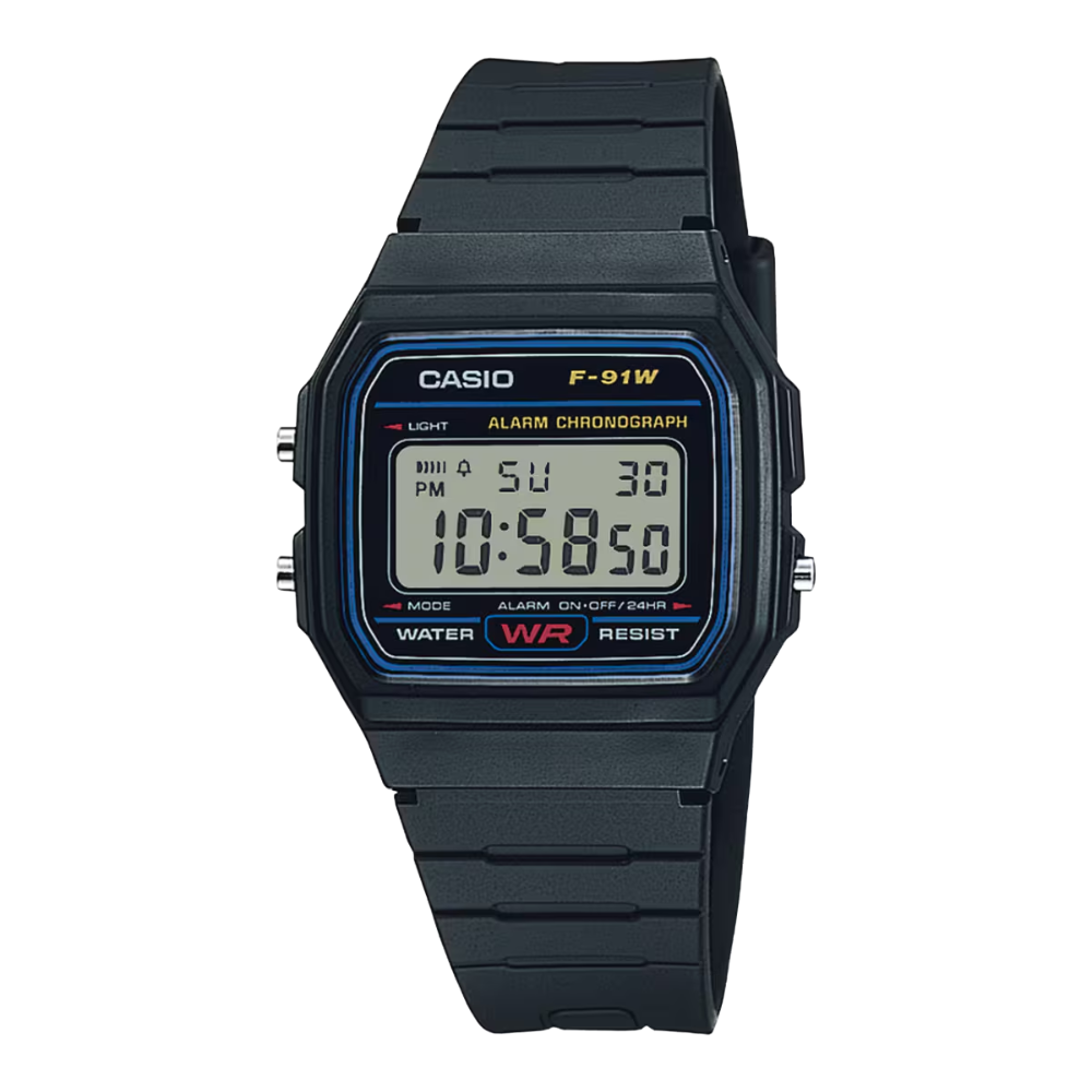 Casio Timeless F-91W-1YEG