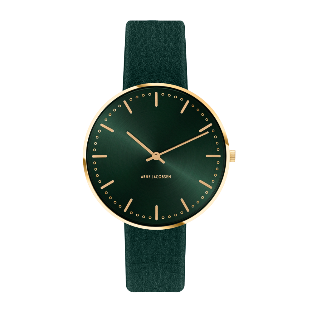 Arne Jacobsen City Hall Evergreen 34mm 53210-1688G