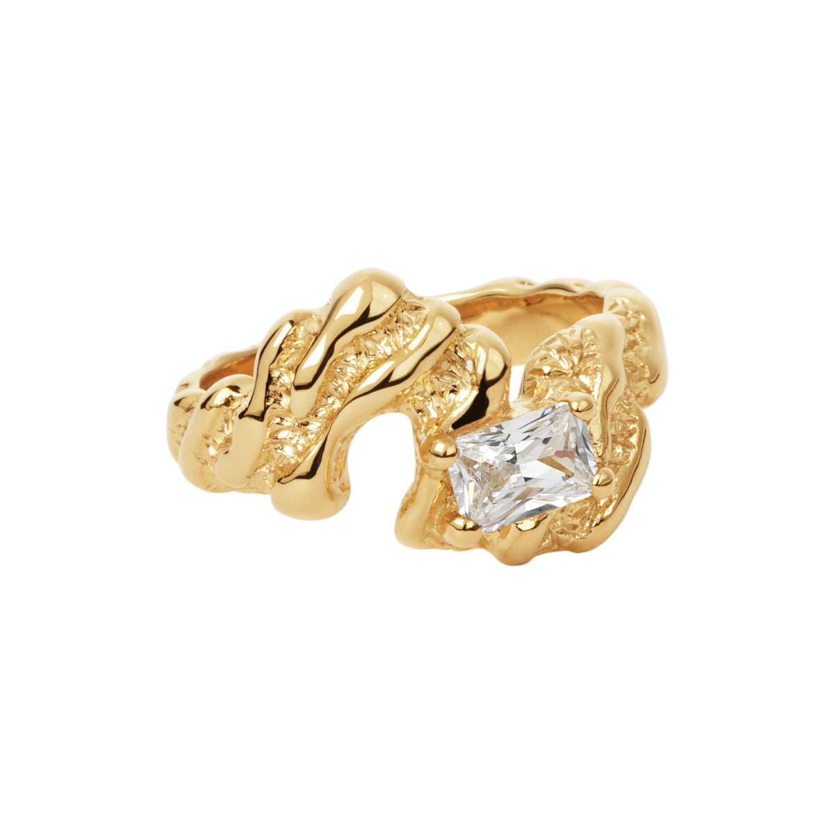 Camille Brinch Flare Zebra ring FZR-FG