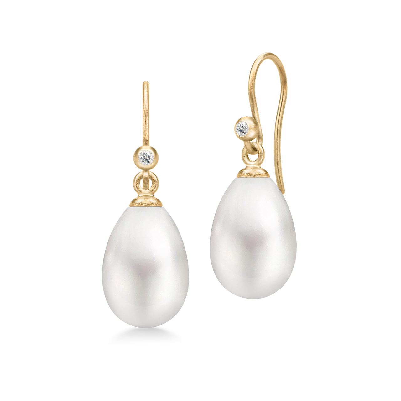 Julie Sandlau Perla øreringe HKS423 GD WH PL CZ