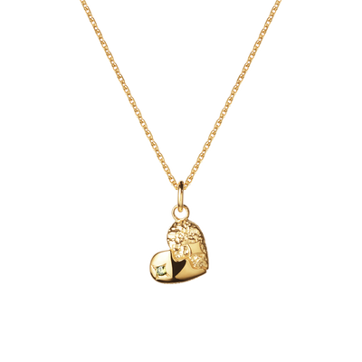 Camille Brinch Heart Sparkly halskæde HSPN-FG
