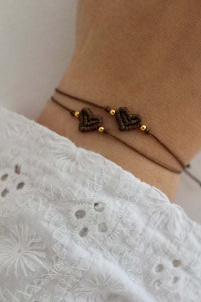 STINE A Jewelry Love Mocha armbånd 3236-02