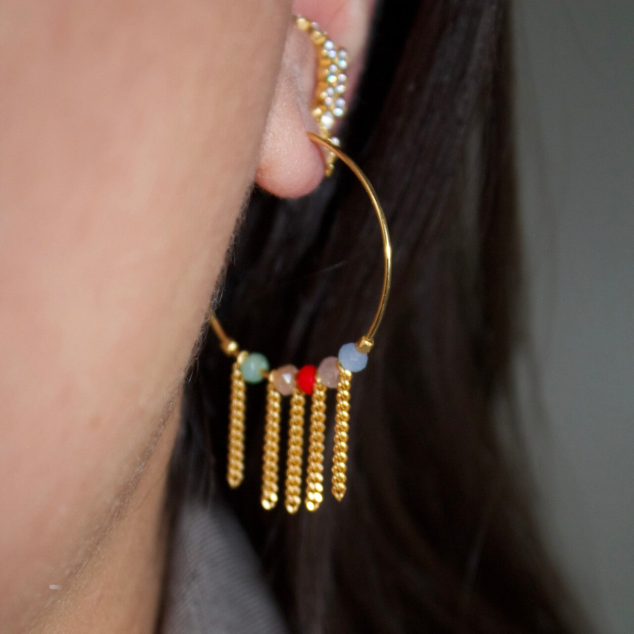 STINE A Jewelry Miss Paris Hoop Boheme ørering 1418-02