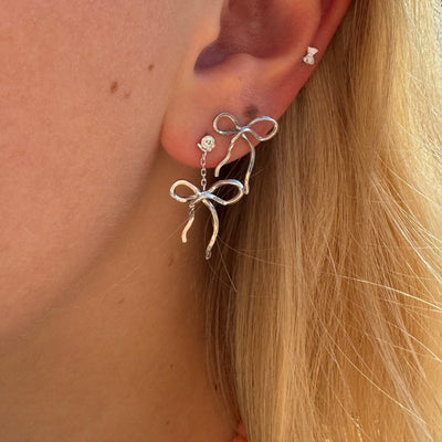 STINE A Jewelry Flow Bow ørering 1343-00