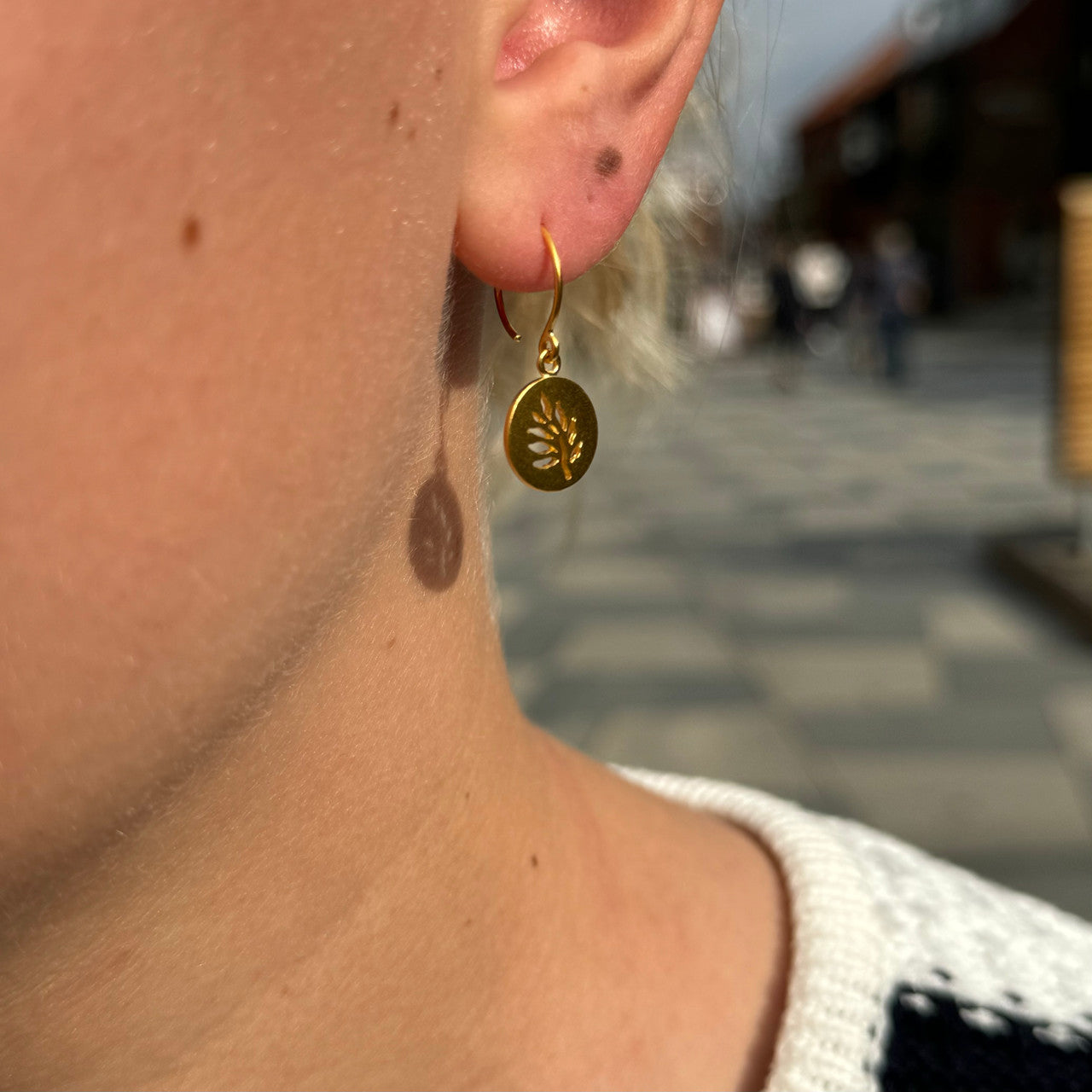 Julie Sandlau Tree of Life øreringe HKS208 GD