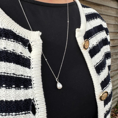 Julie Sandlau Perla vedhæng PD68 RH WH PL