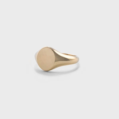 IX Studios Mini Oval Signet ring DMN0299GD