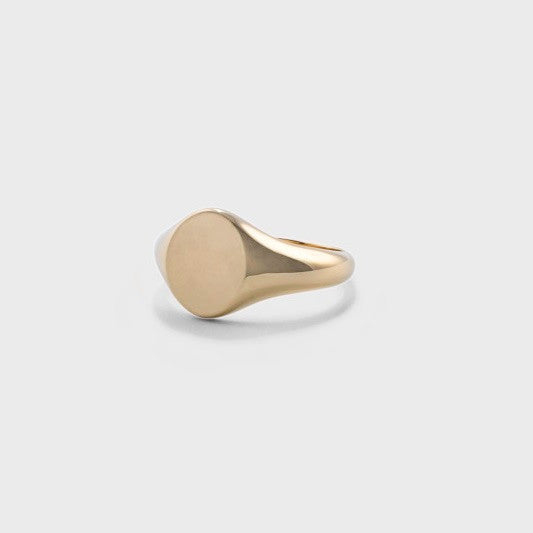 IX Studios Mini Oval Signet ring DMN0299GD