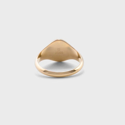 IX Studios Mini Oval Signet ring DMN0299GD