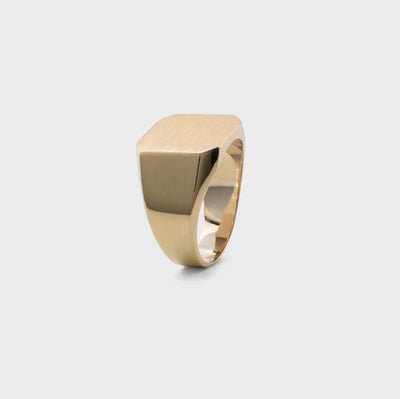 IX Studios Octacon Signet ring DMN0290GD
