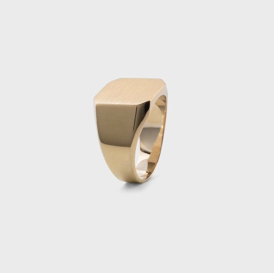 IX Studios Octacon Signet ring DMN0290GD