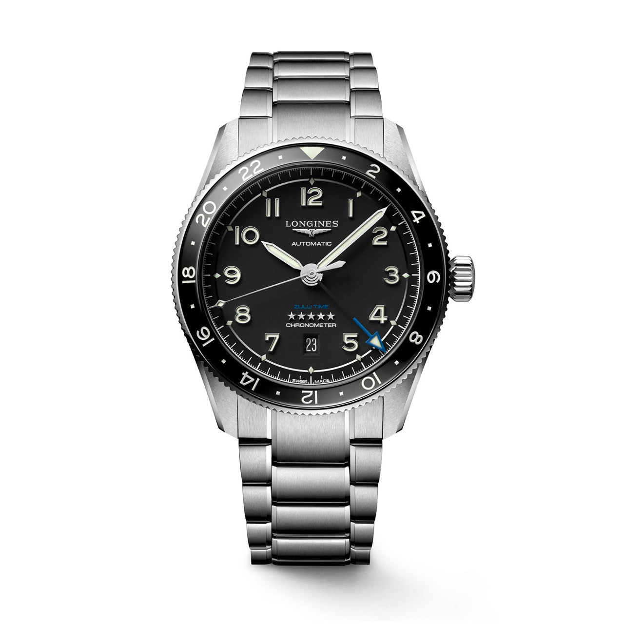 Longines Spirit Zulu Time 42mm L3.812.4.53.6