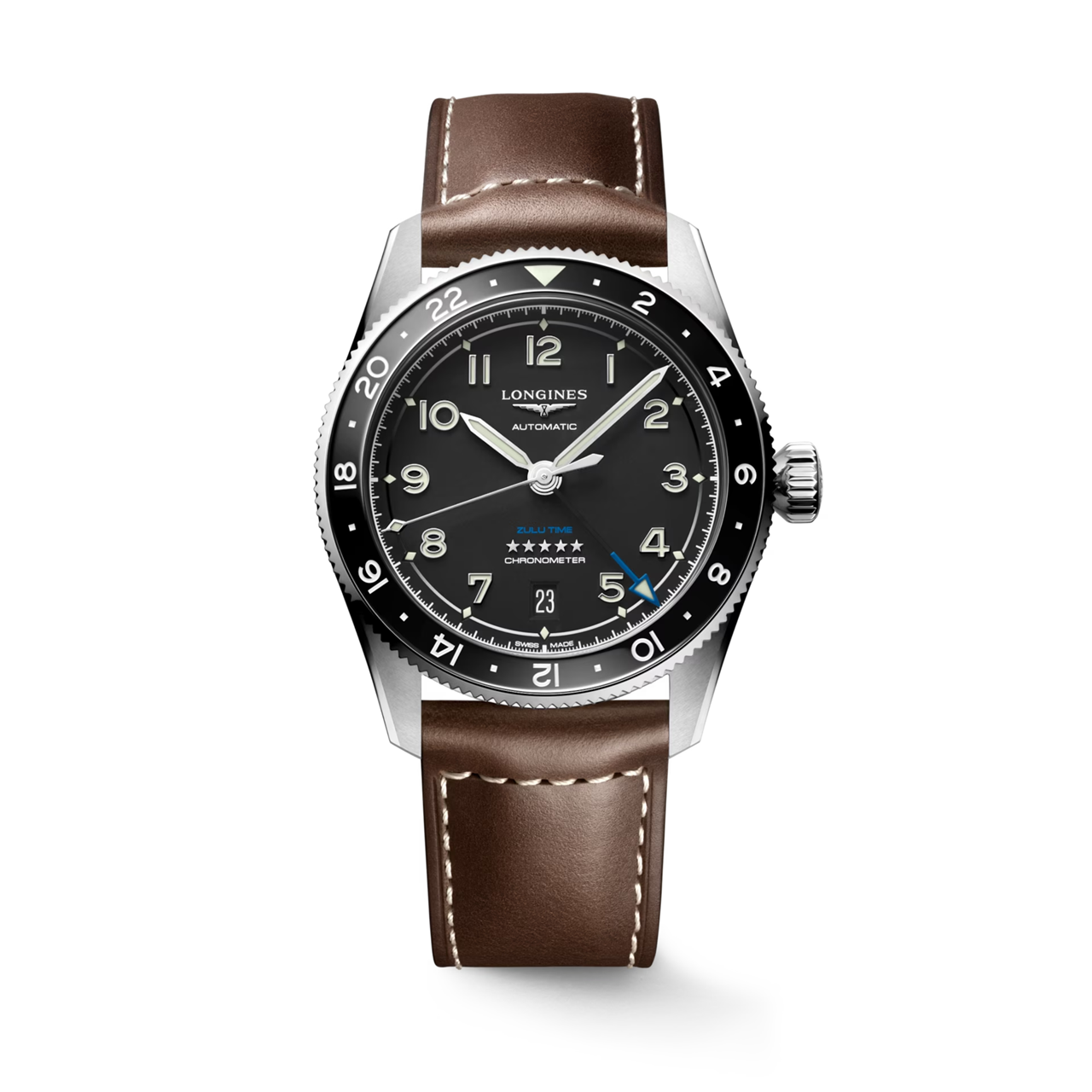 Longines Spirit Zulu Time 39mm L3.802.4.53.2