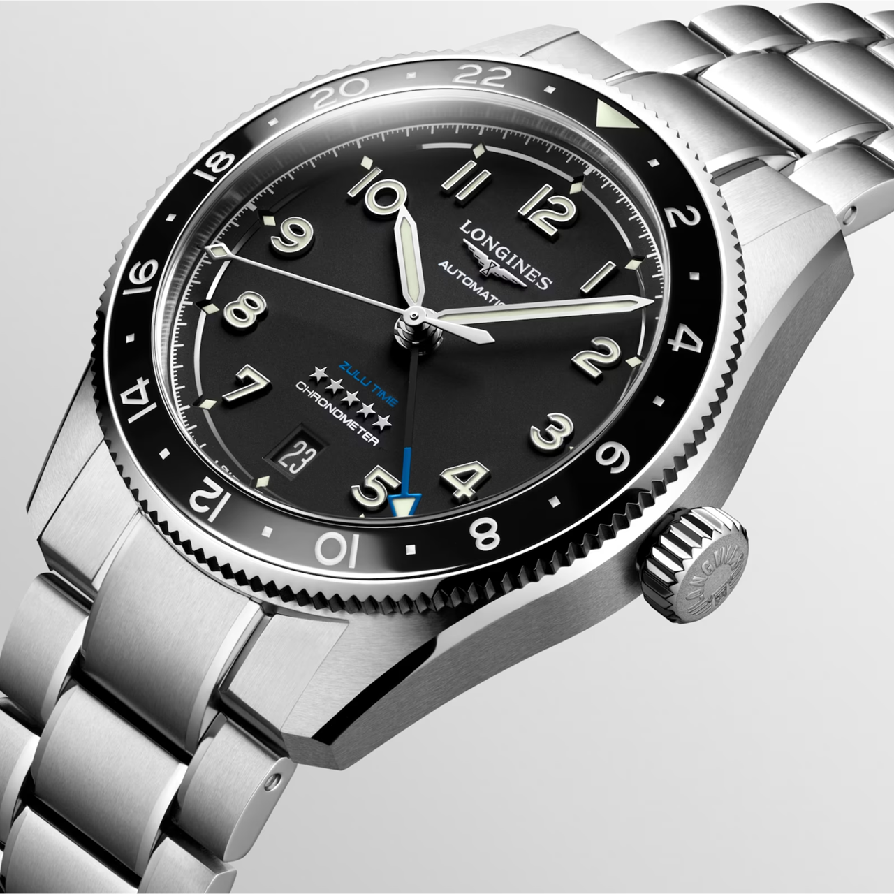 Longines Spirit Zulu Time 39mm L3.802.4.53.6