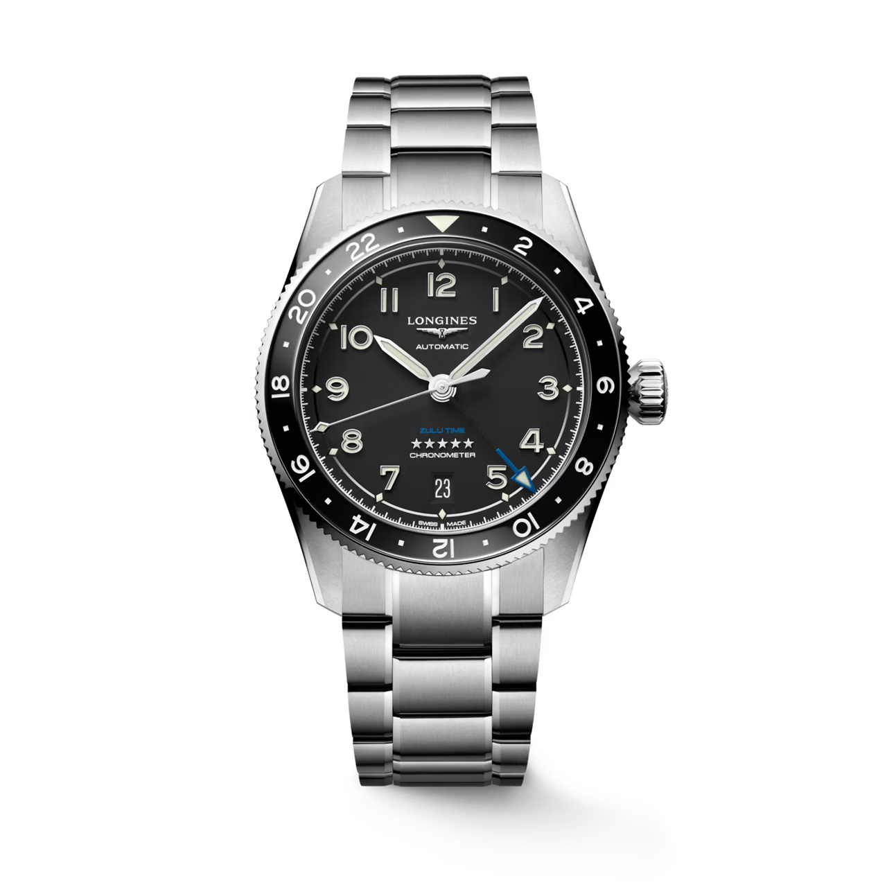 Longines Spirit Zulu Time 39mm L3.802.4.53.6