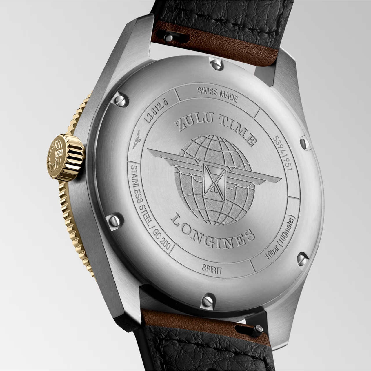 Longines Spirit Zulu Time 42mm L3.812.5.53.2
