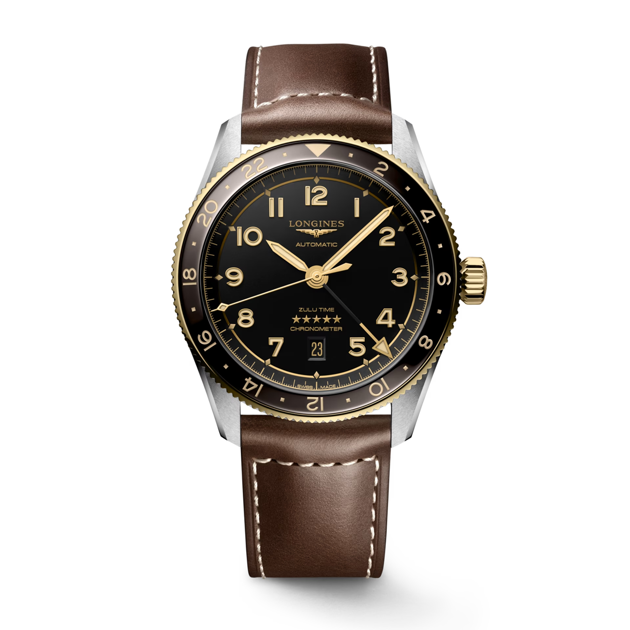 Longines Spirit Zulu Time 42mm L3.812.5.53.2