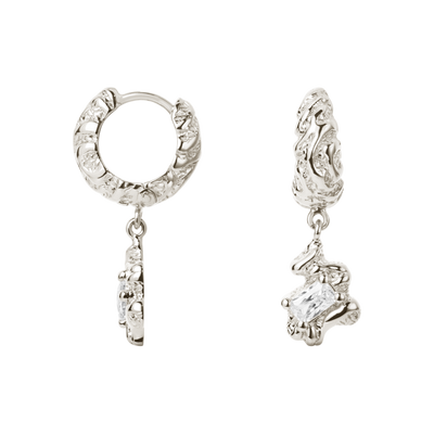 Camille Brinch Store Flare Zebra Hoops øreringe LFZH
