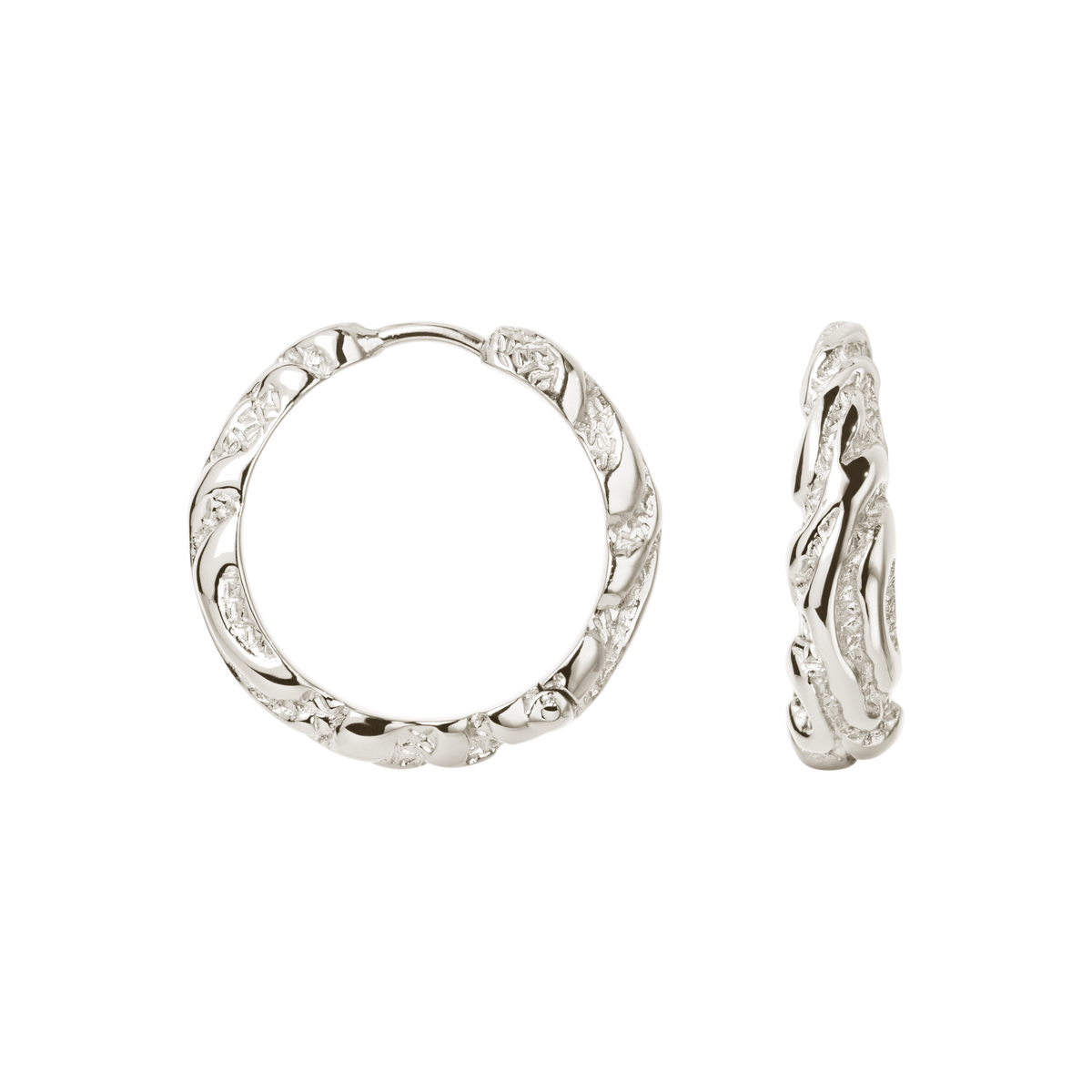 Camille Brinch Store Zebra Hoops øreringe LZH