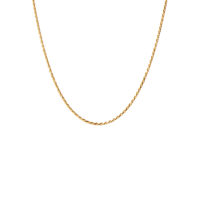 Camille Brinch Large Twisted Sparkly halskæde LTSPN-FG