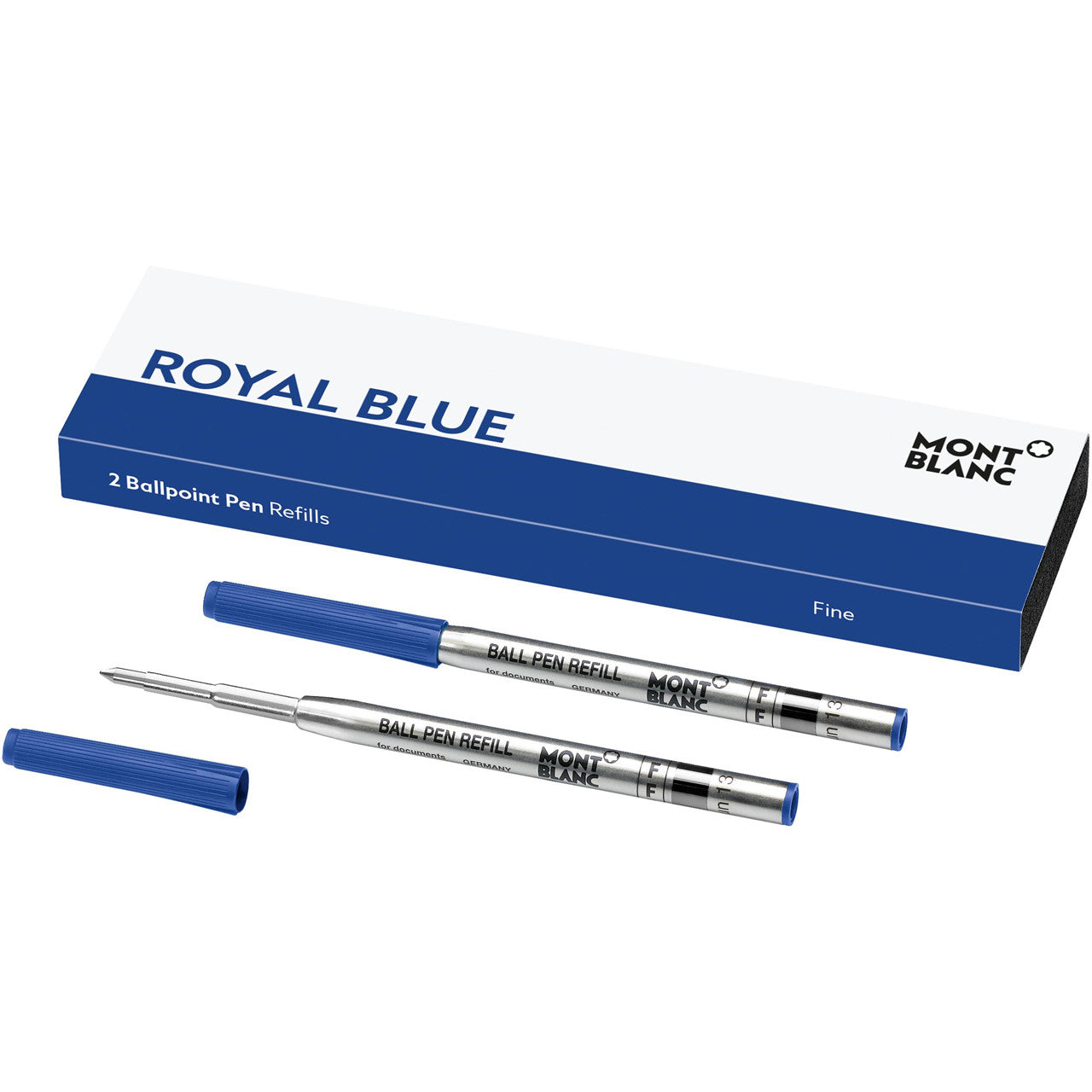 Mont Blanc Royal Blue F refill Ballpoint pen 128213